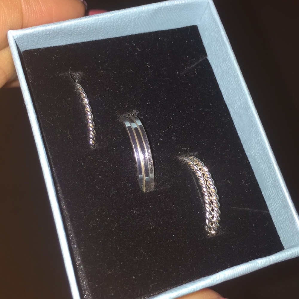 Silver Ring Set (6)